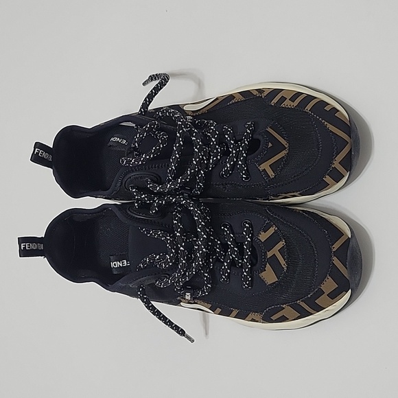 Fendi Shoes - Fendi Freedom Logo Trainers